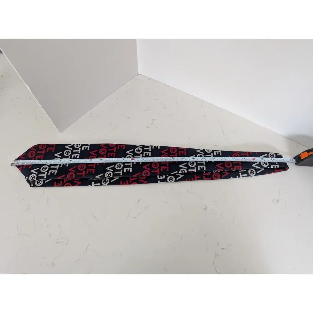 Vtg. VOTE Necktie 1970's Towncraft JCPENNEY John Glenn 